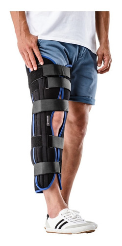 Imagen 1 de 9 de Inmovilizador Rodilla Tripanel Largo Ferula Ortopedica Ptm