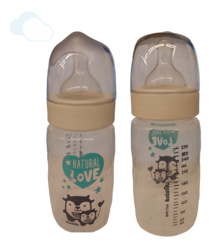 Mamadera Boca Ancha 270ml +18m Love Babelito