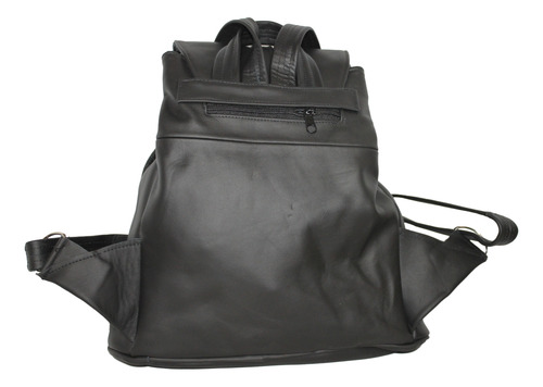 Bolsa Mujer Piel Borrego Mochila Genuina Dama Moda Café