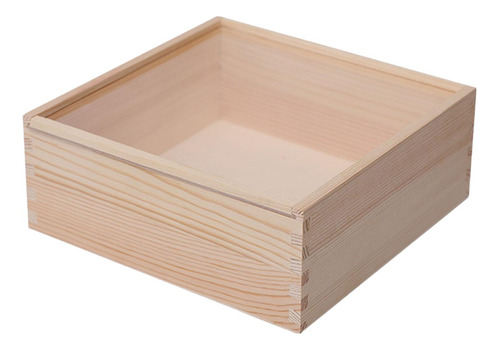 Caja De Madera, Caja De Regalo Artesanal, Caja 20cmx20cmx8cm