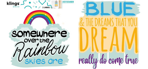 Vinilos Decorativos Frases Somewhere Over The Rainbow