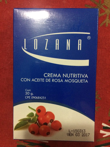 Lozana Crema Nutritiva Con Aceite De Rosa Mosqueta