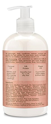 Shea Moisture Coconut And Hibiscus Combination Pack - 13 Oz