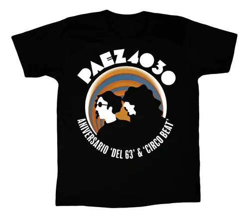 comprar Remera Estampada Fito Paez 4030 Aniversario Perfil