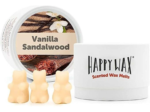 Happy Wax Van Sandalwood - Cera De Soja Natural Perfumada -.