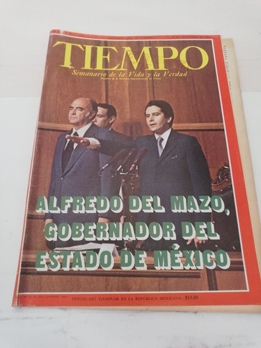 Tiempo Alfredo Del Mazo Gobernador Del Estado De México Sept