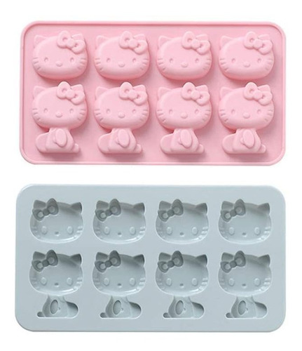 Inku - Moldes De Silicona Hello Kitty 2 Paquetes De Moldes P