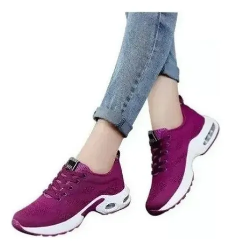 Zapatos Con Cámara De Aire Cómodos E Informales Para Mujer