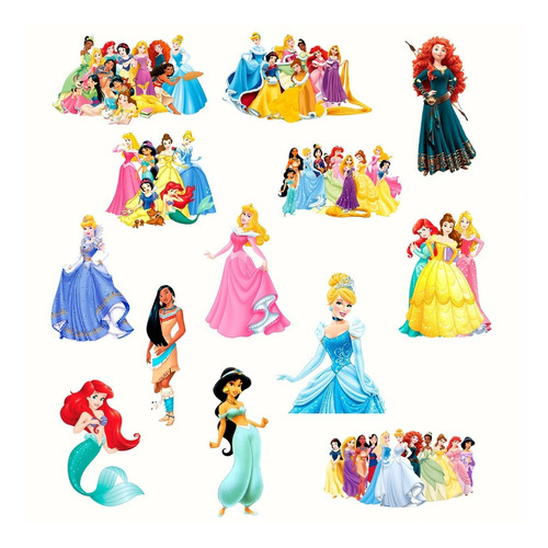 Parches Termoadhesivos Princesas Disney Aplique Textil 1