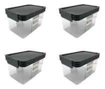 Comprar 4 X Contenedor Acrilico Hermético 1100 Cc Sipi Shop