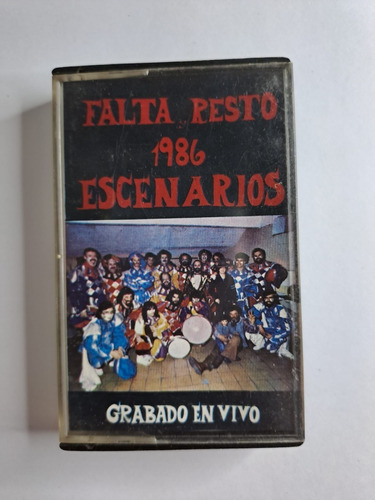 Falta Y Resto 1986 Escenarios Caset Original En Vivo