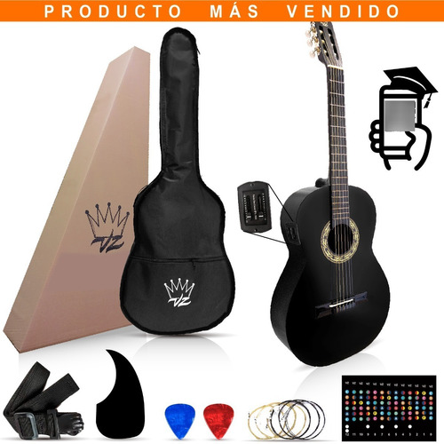 Guitarra Electroacústicaen Paquete Vz Pastilla2 Bandas 