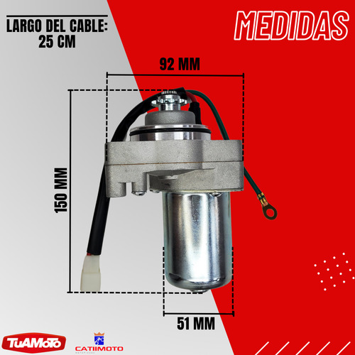 Motor De Arranque Para Moto Gilera Smash 110 Catiimoto
