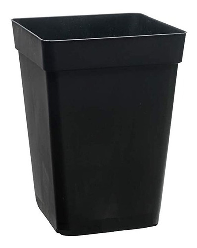 Imagen 1 de 1 de Macetas Plasticas Cuadradas De 7l Negras.