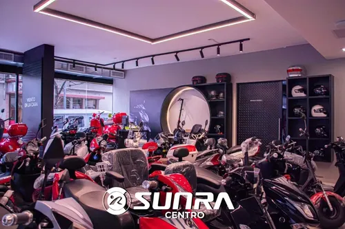 Moto Electrica Sunra Vintage Litio 50km Casco + Linga / G