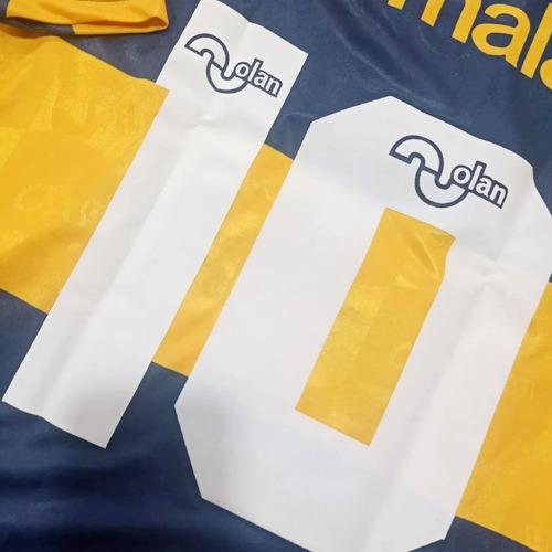 Camiseta Boca Olan 1995 Original Maradona Con Número 10