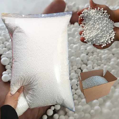 Isopor Bolinha Pérola 10l Enchimento Para Puff E Artesanato