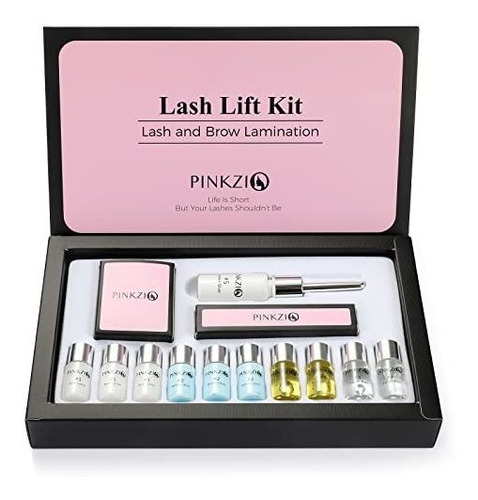 Pinkzio Premium Permanente De Pestañas Kit Completo De Pesta