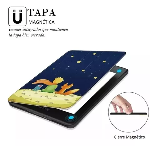 Funda de libro con lector electrónico pintado, funda de suspensión