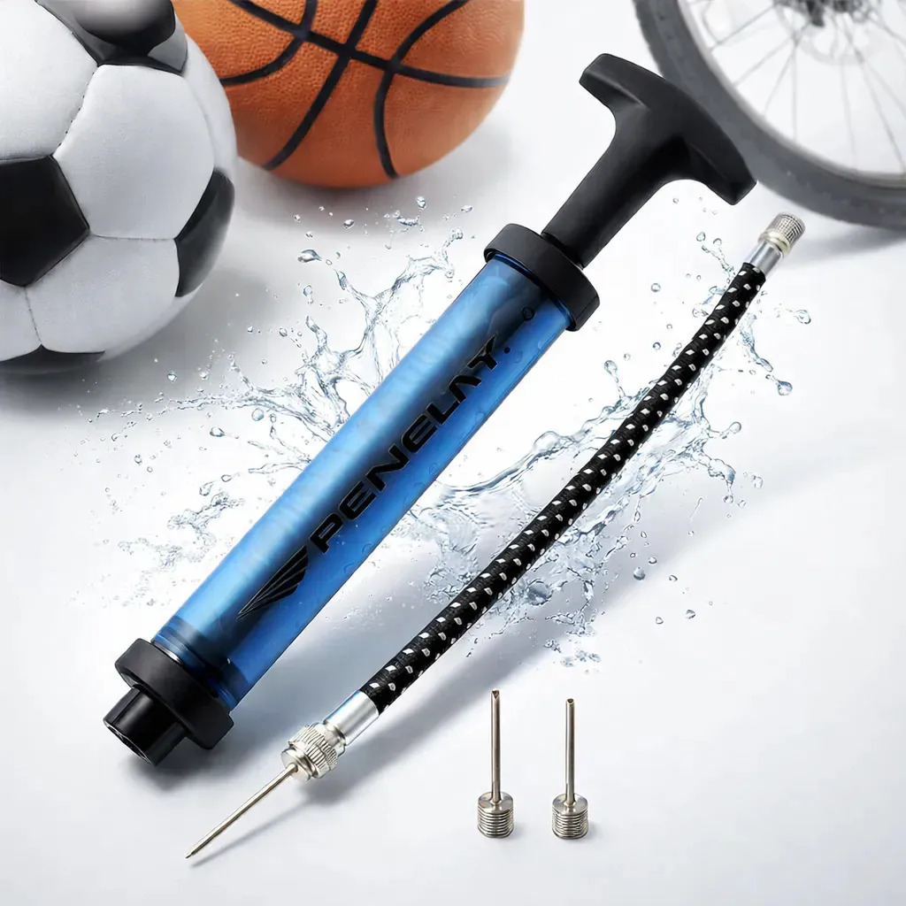 Bomba De Ar Penalty Sac Double Action Oficial - Dupla Ação Bolas e Pneus Cor Azul precisao