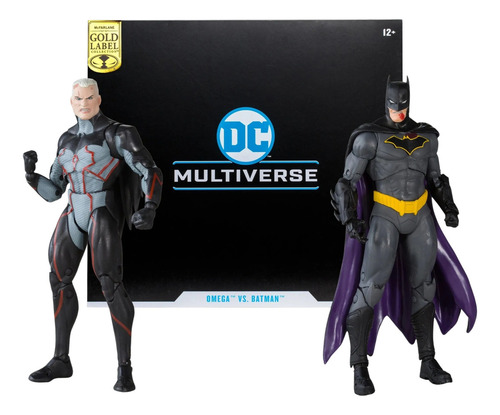 Mcfarlane Dc Multiverse Gold Label Omega Vs Batman 2 Pack Fi (Usado)