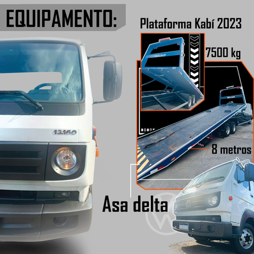 Volkswagen 13-160 6x2 Modelo 2018 Com Plataforma Guincho