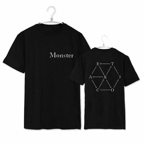 Exo Remera Unisex K Pop Kar Sehun Xiumin Baekhyun Harajuku