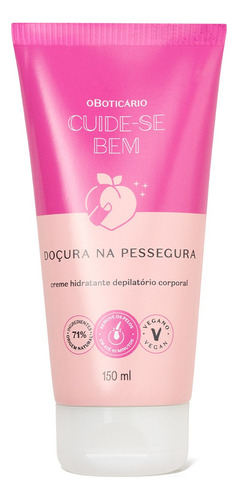 Creme Depilatór 150ml Doçura Na Pessegura