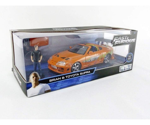 Jada 1:24 Toyota Supra 1995 Con Figura De Brian O'conner