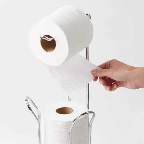 Portarrollos Papel Higienico Vertical Para Baño, Rollos De Reserva