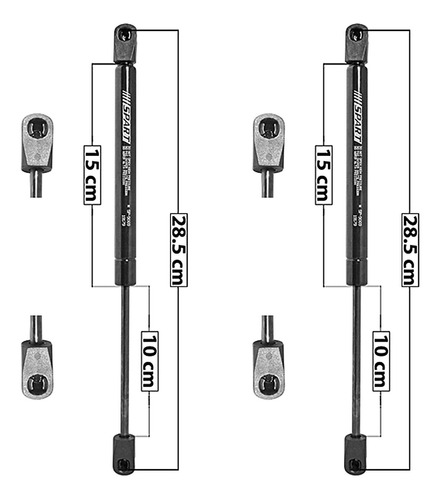 Kit-2 Amortiguadores Cajuela Spart Chrysler Sebring 01 A 06