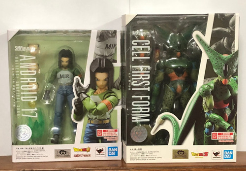 Cell First Form Sh Figuarts + Android 17 Sh Figuarts