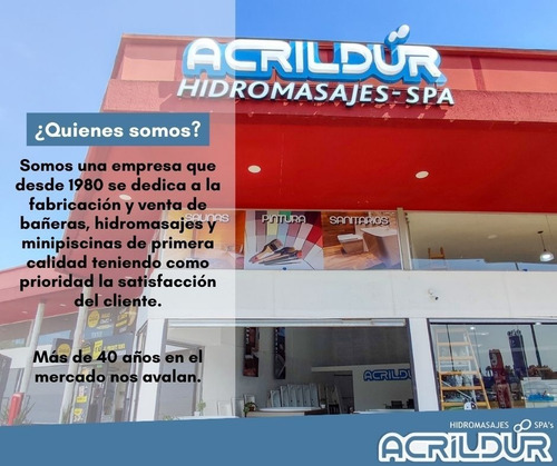 Imagen 8 de 10 de Minipiscina Jacuzzi Circular 180 Acrílico Acrildur