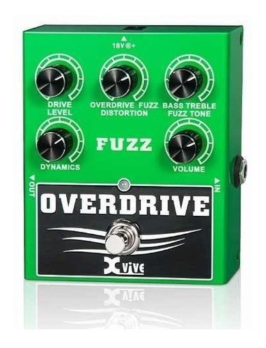 Pedal Overdrive Fuzz Para Guitarra Xvive W2 Cuota