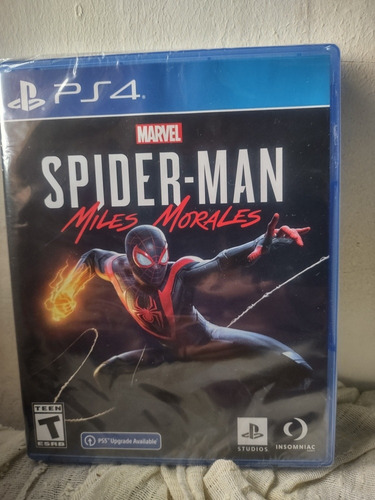 Spiderman Miles Morales Juego Ps4 Nuevo Y Sellado 