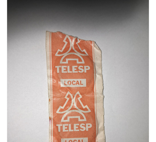 Ficha De Telefone Telesp Na Embalagem (Usado)