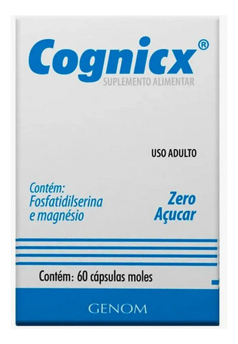 Cognicx Genom Caixa C/60 Cápsulas Sem Sabor