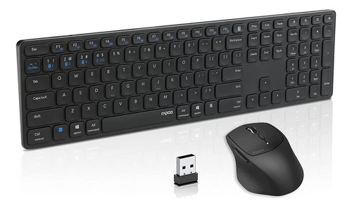 Rapoo 9550m Multidispositivo (combinación Teclado Bluetooth