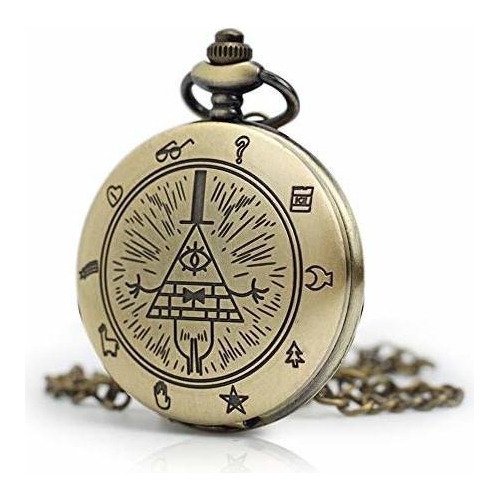 Reloj De Bolsillo Vintage Con Cadena