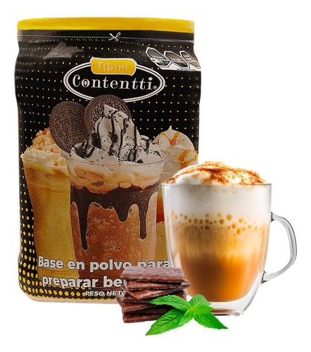 Cappuccino Chocomenta 1kg Soluble Bebida Exquisita.