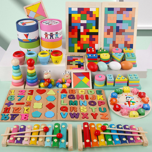 Macaroon Rainbow Tower, Madera, Ocho Tonos, Para Niños