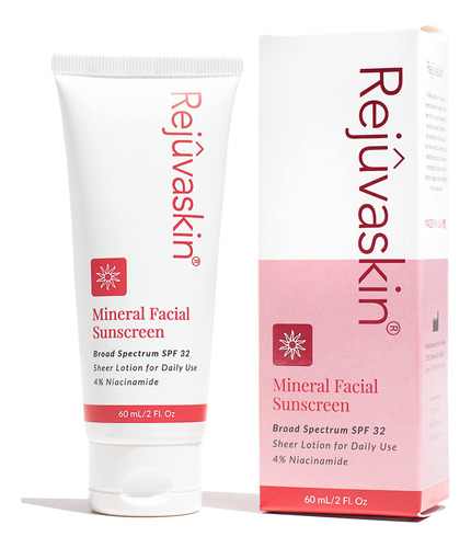 Rejuvaskin Protector Solar Facial Mineral - Crema Facial De 