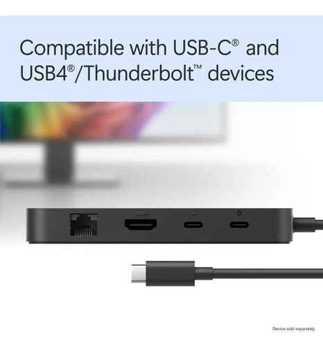 Microsoft Surface Dock Usb4 Para Surface Pro - Go - Laptop