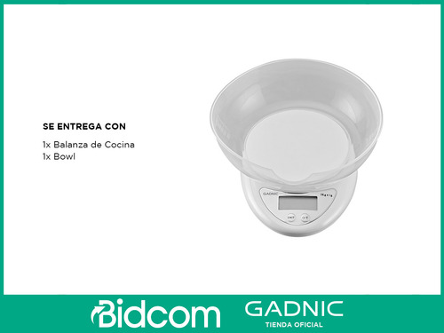 Balanza Para Cocina 1gr A 5kg Pro Digital Bascula Gramera