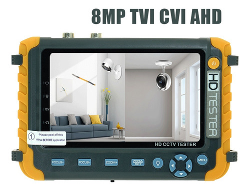 Probador De Cámara Cctv Iv8w, Monitor De 8mp, Adh, Cvi,