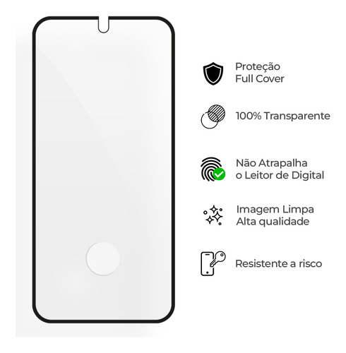 Película Compatível Com Galaxy S22 Vidro 3d