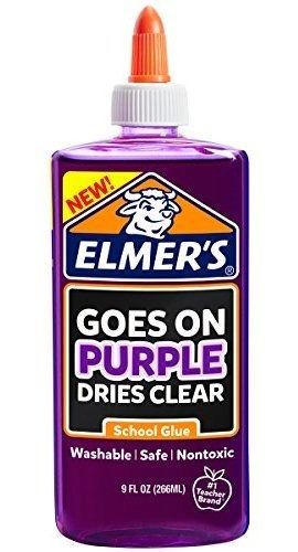 Pegamento Escolar Purpura Liquido Desaparecido De Elmer 9 On