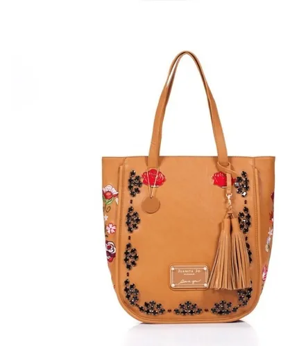 Cartera Juanita Jo Beige suela Original 10522