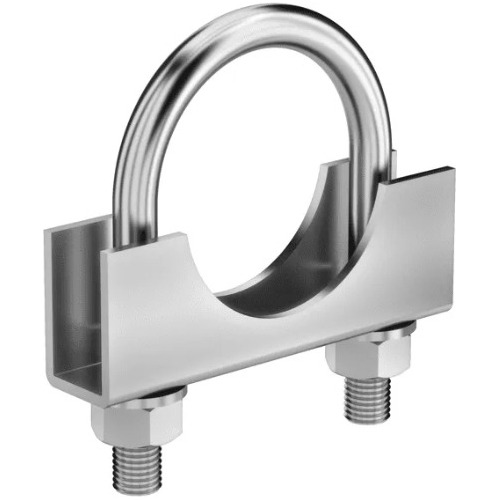 Abrazadera Caño De Escape Acero Al Carbono 3 1/8 Pulg