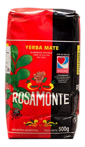 Yerba Mate Argentina Natural Con Palo | Rosamonte